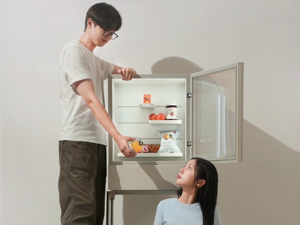 Transformez vos courses en une vitrine de style de vie avec ce réfrigérateur intelligent !