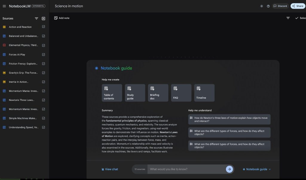découvrez notebooklm, votre compagnon idéal pour organiser vos pensées et idées de manière efficace. profitez d'une interface intuitive, d'outils puissants pour la prise de notes et d'une synergie parfaite entre créativité et productivité.