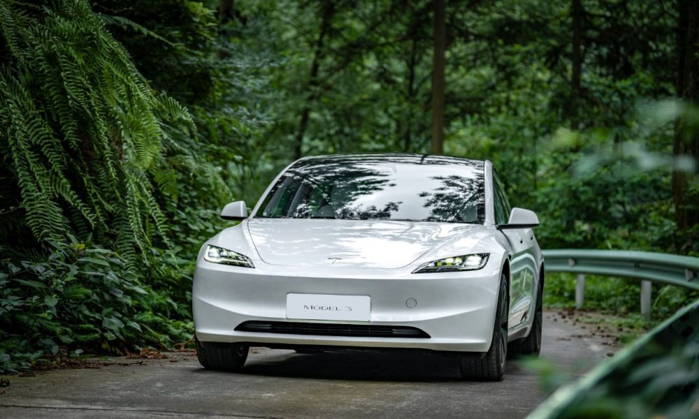 tesla model 3 china b - plare.
