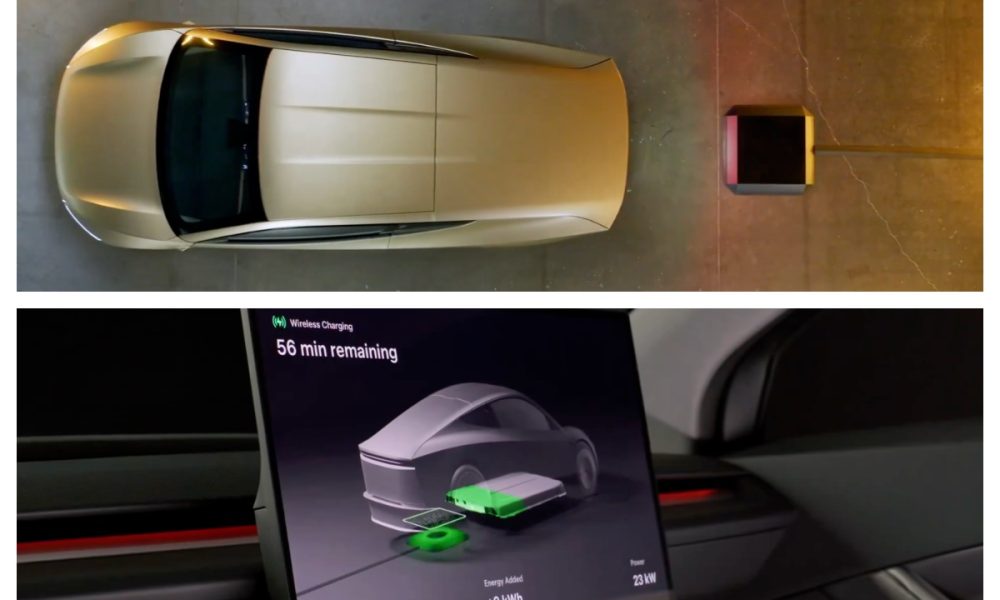 tesla robotaxi wireless charging - plare.