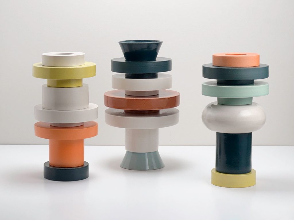 Transformez Votre Décor avec le Vase Céramique Torre Modular : Une Sculpture Ludiquement Élégante !