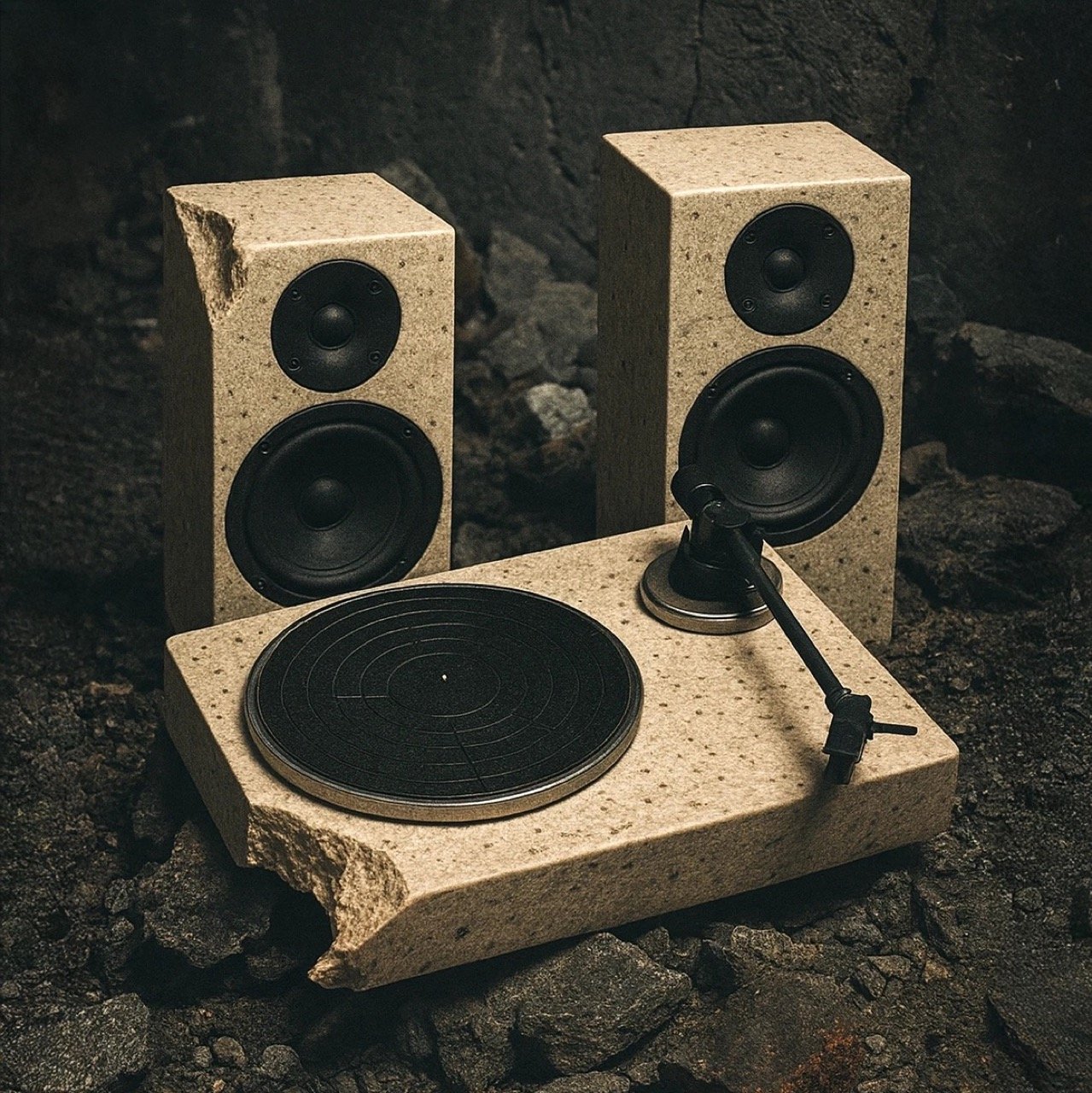 1756850126 647 Decouvrez le Turntable Revolutionnaire en Plastique Recycle Le Concrete - plare.