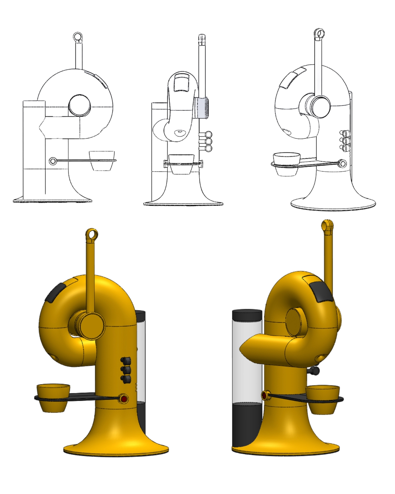 1757120901 82 Decouvrez le Concept Revolutionnaire de la Machine a Cafe Trumpet - plare.