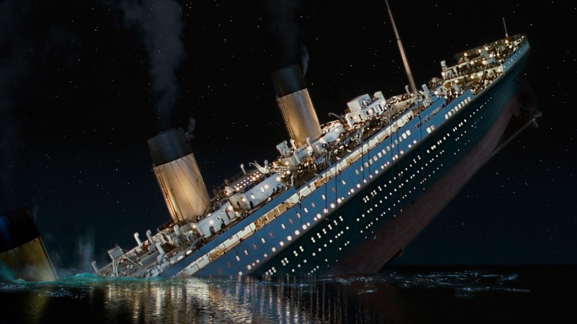 Subasta menu Titanic