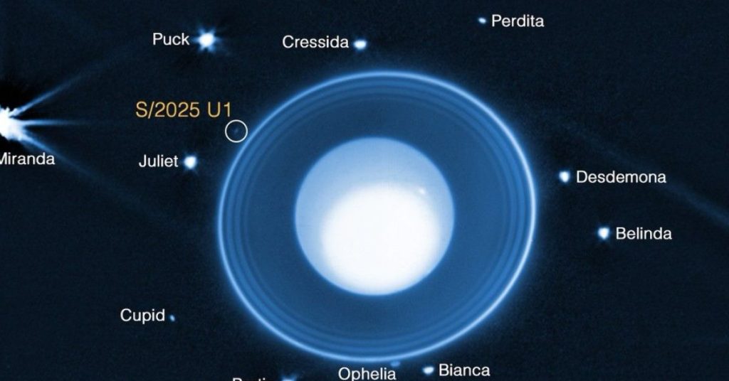 Un nouveau satellite naturel autour d'uranus : exploration d'une étrange lune récemment découverte