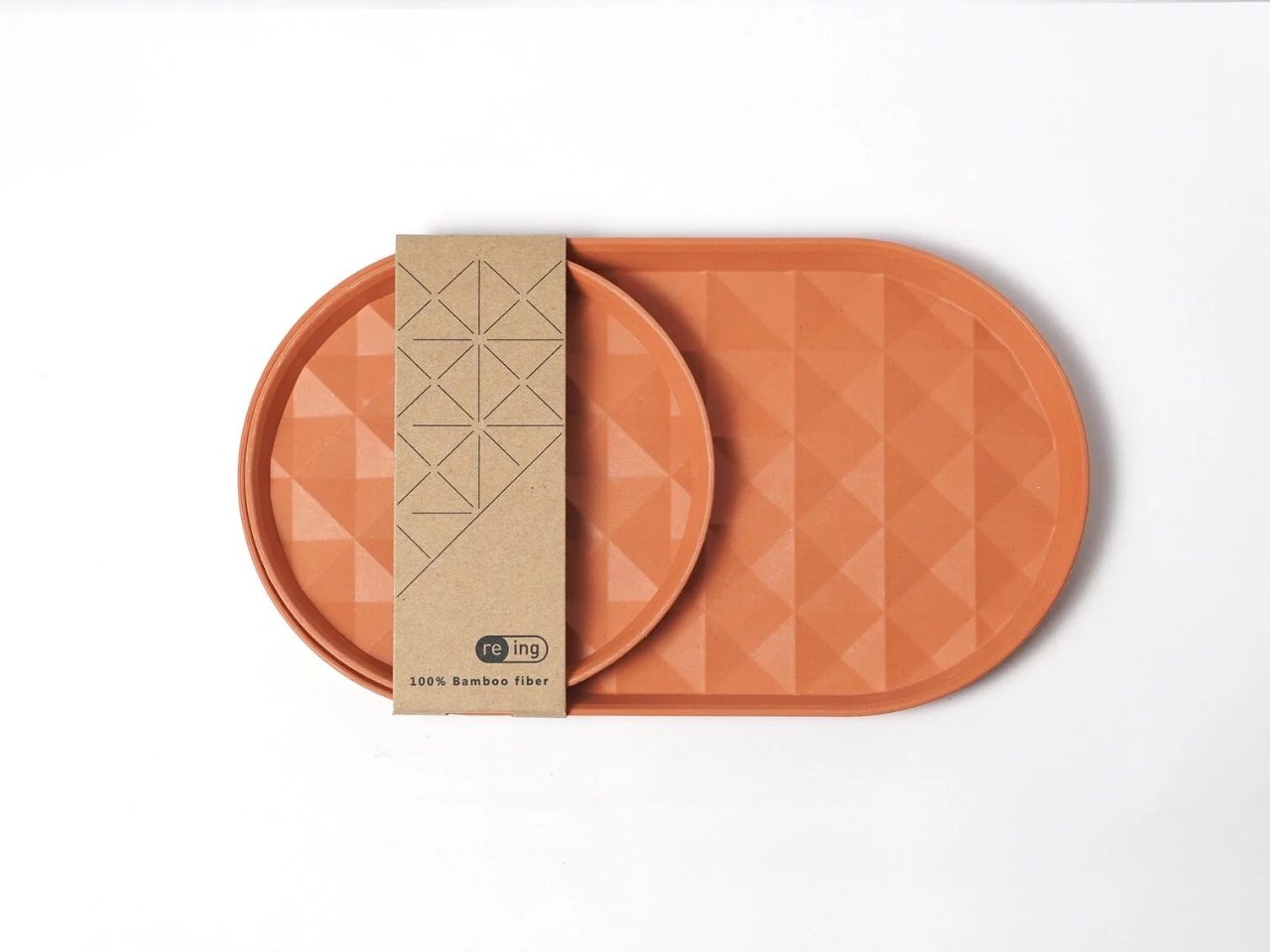 Assiettes en bambou