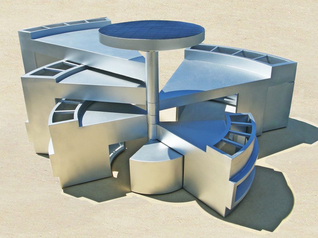 Découvrez le Pavillon de Transformation Radius de Michael Jantzen : Transformez Votre Expérience Spatiale !