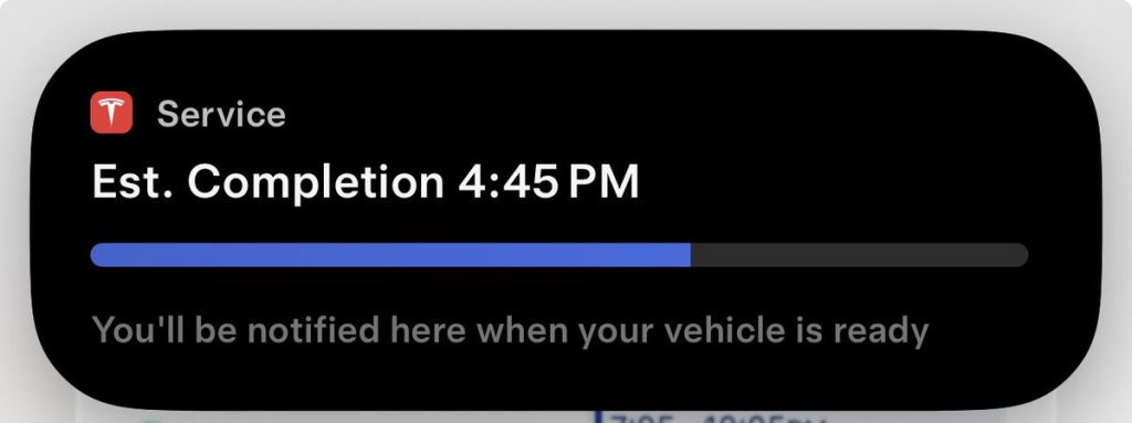 Tesla ameliore le service iOS avec une simple mise a - plare.