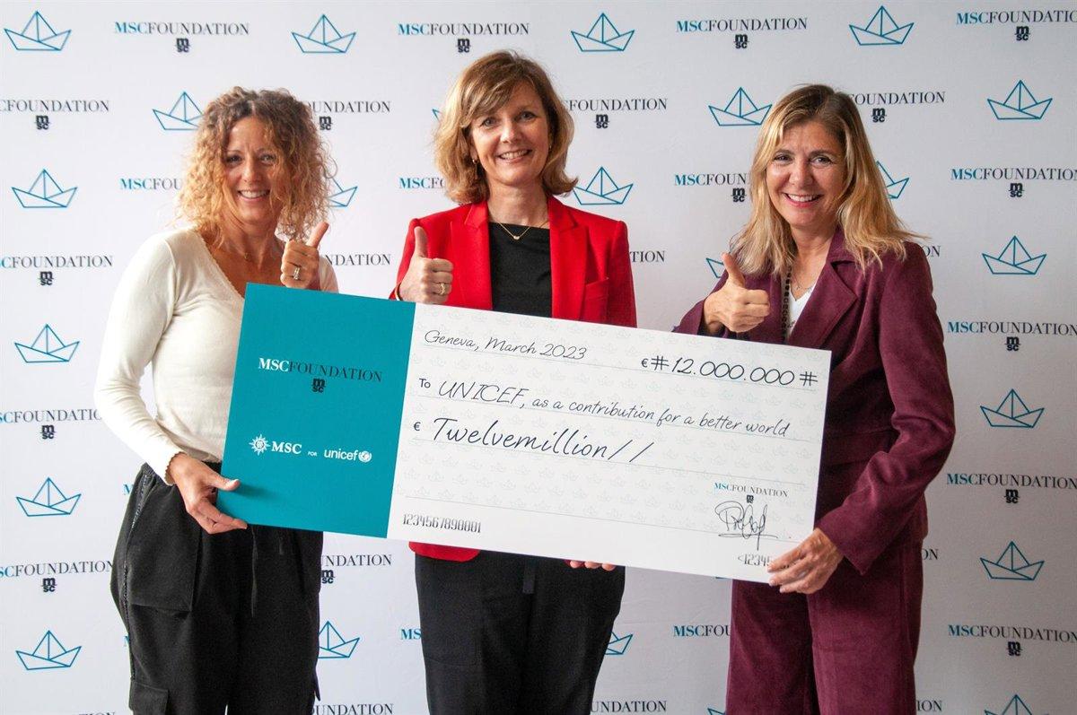 MSC Cruceros collaboration UNICEF