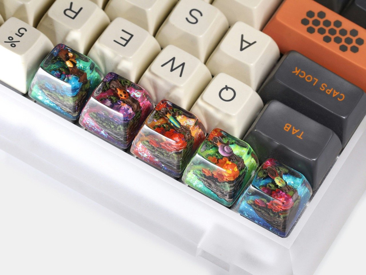Keycap Artisan Dwarf Factory - Impact Visuel