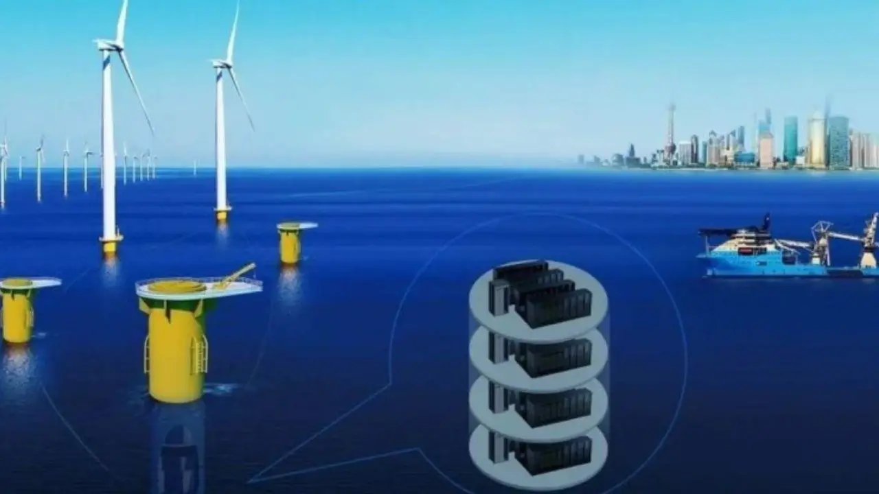 Centre de données maritimes avec réfrigération par eau de mer Centre de données maritimes avec réfrigération par eau de mer
