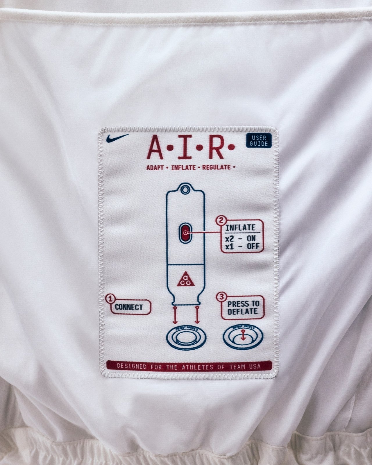 Caractéristiques de la veste