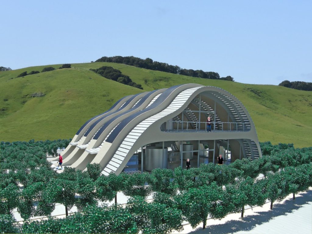 Découvrez la Maison du Vignoble Solaire : Une Fusion Éblouissante d’Architecture Sculpturale et de Vie Durable