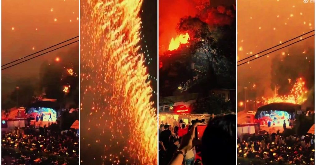 Incendie du ciel : spectacle de drones apocalyptiques fascine la foule en Chine