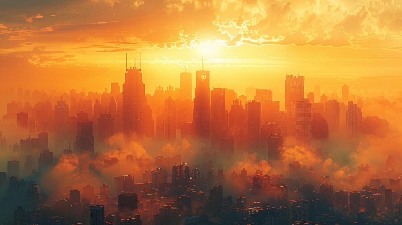 Olas de calor y contaminación por ozono
