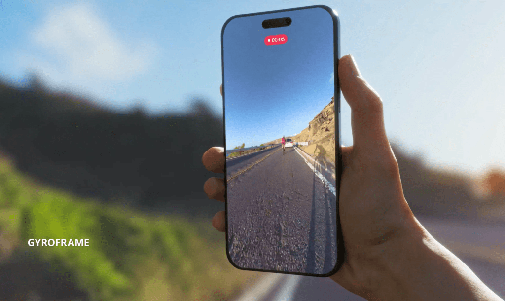 Screenshot of DJI Osmo