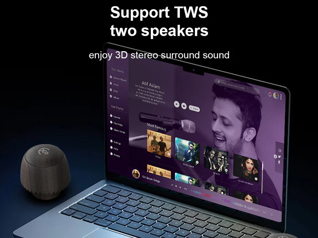 Haut-parleur Champignon XDOBO