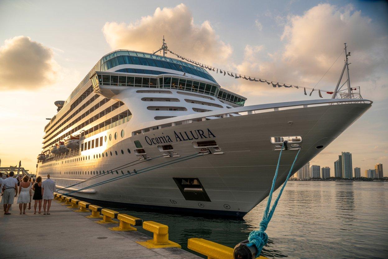 Oceania Allura en cérémonie de baptême