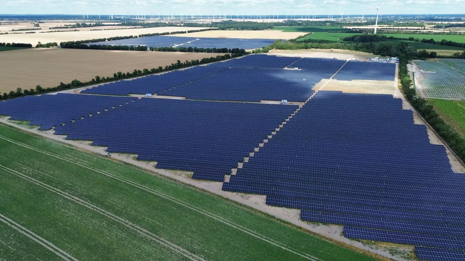 Parc photovoltaïque de EDP en Allemagne