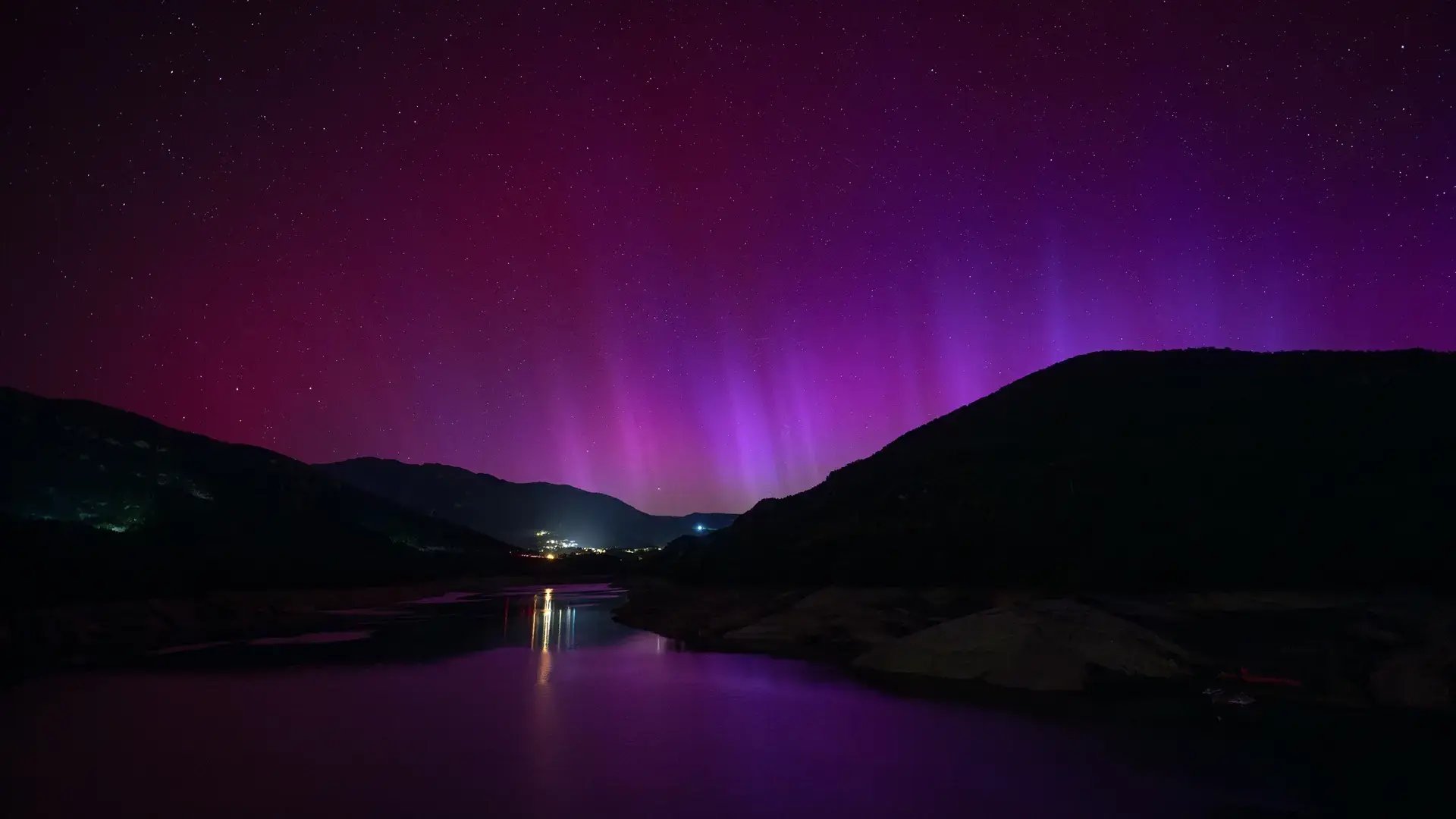 Auroras boreales en España Auroras boreales en España