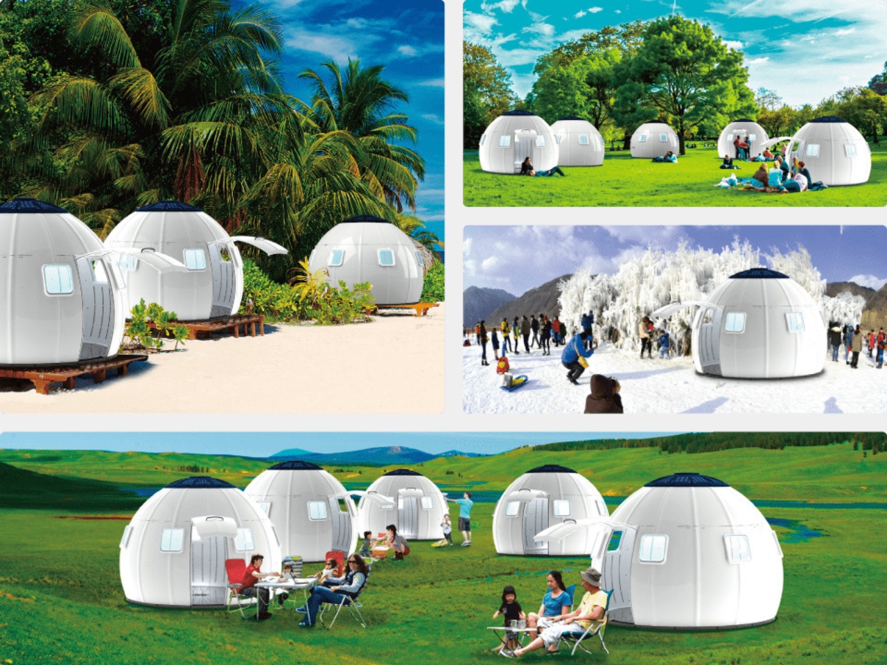 Ezdome dans un environnement naturel