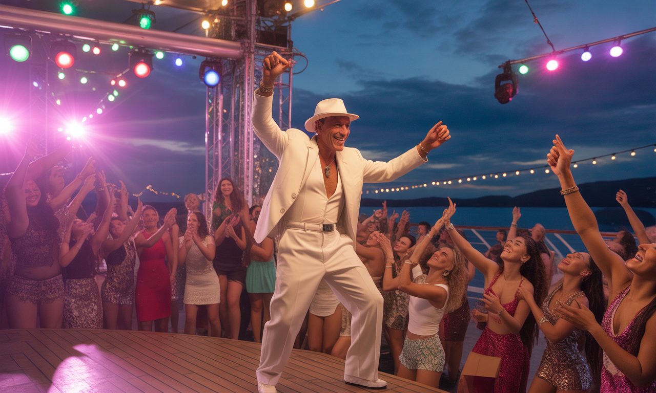 johnny ventura célèbre ses 60 ans de carrière musicale à travers une croisière unique en méditerranée, alliant musique, culture et paysages magnifiques.