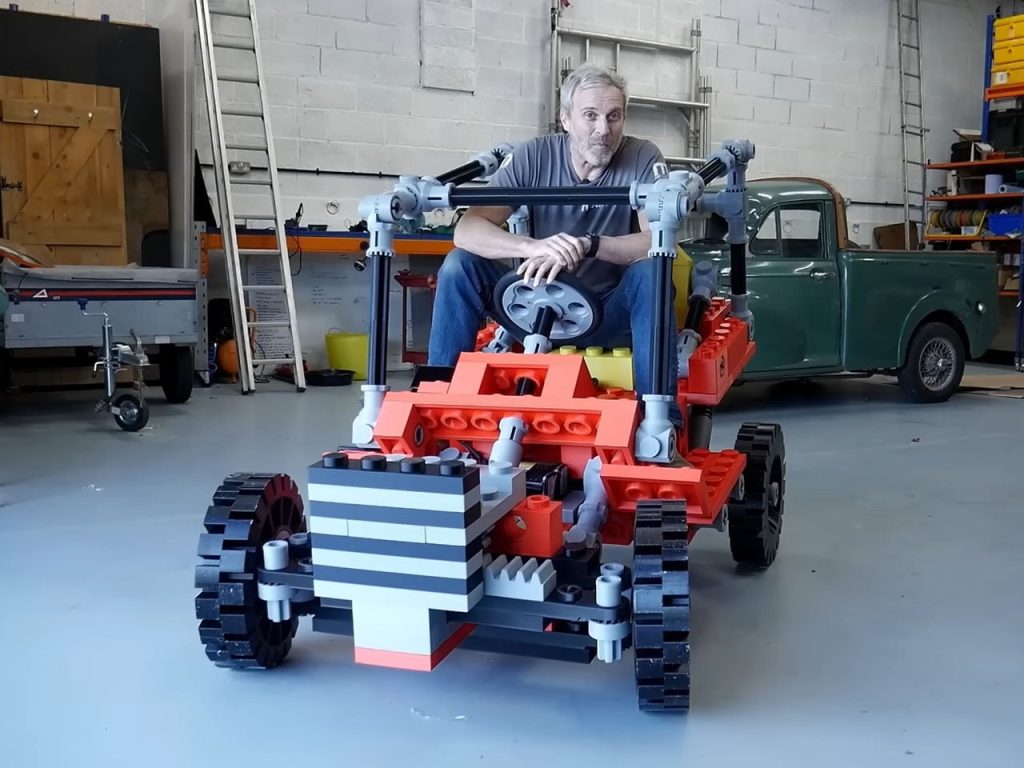 Transformez Votre LEGO Technic : Découvrez le Dune Buggy 3D-Printed à Échelle Réelle qui Roule Vraiment !