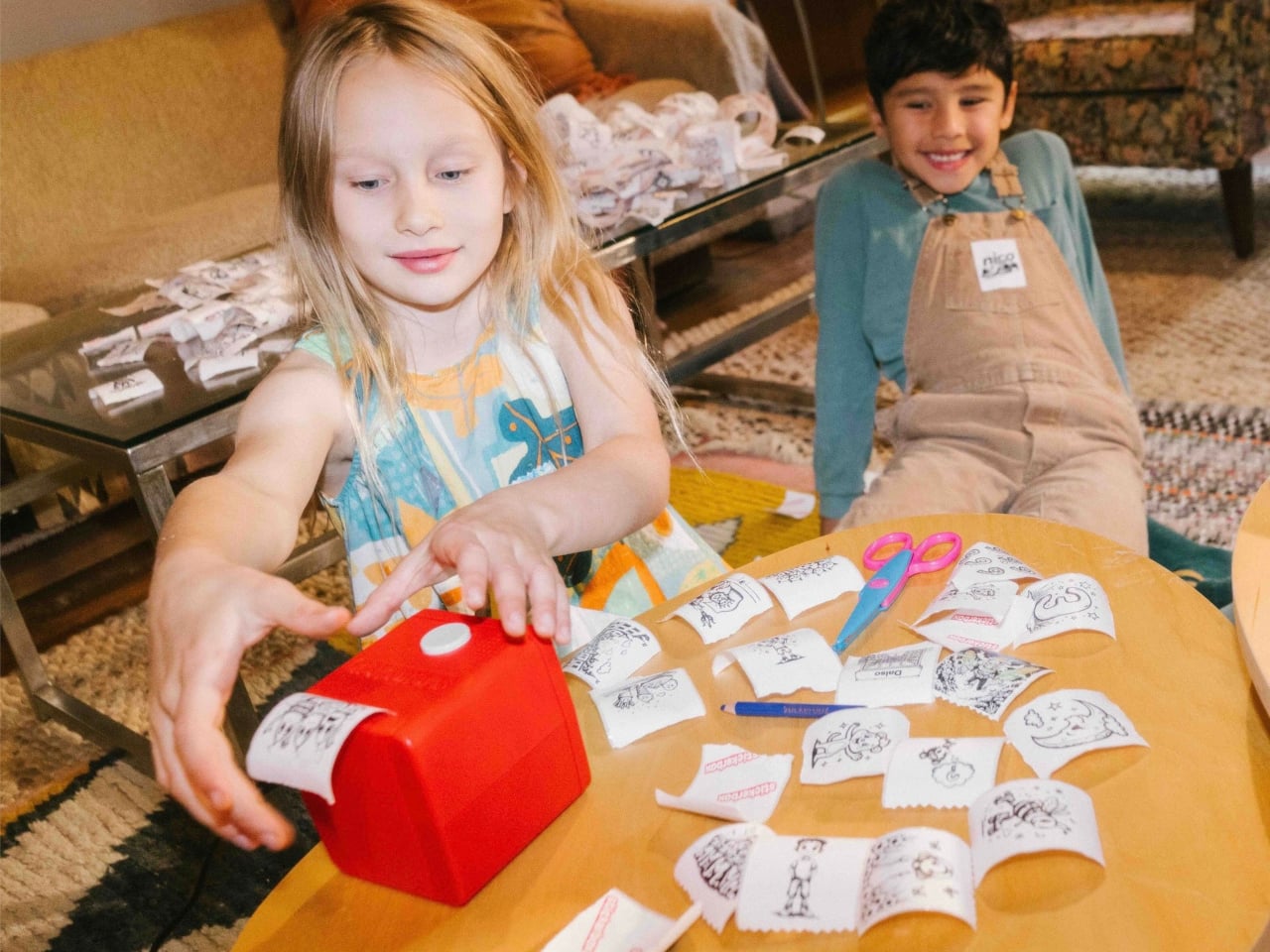 Stickerbox en action