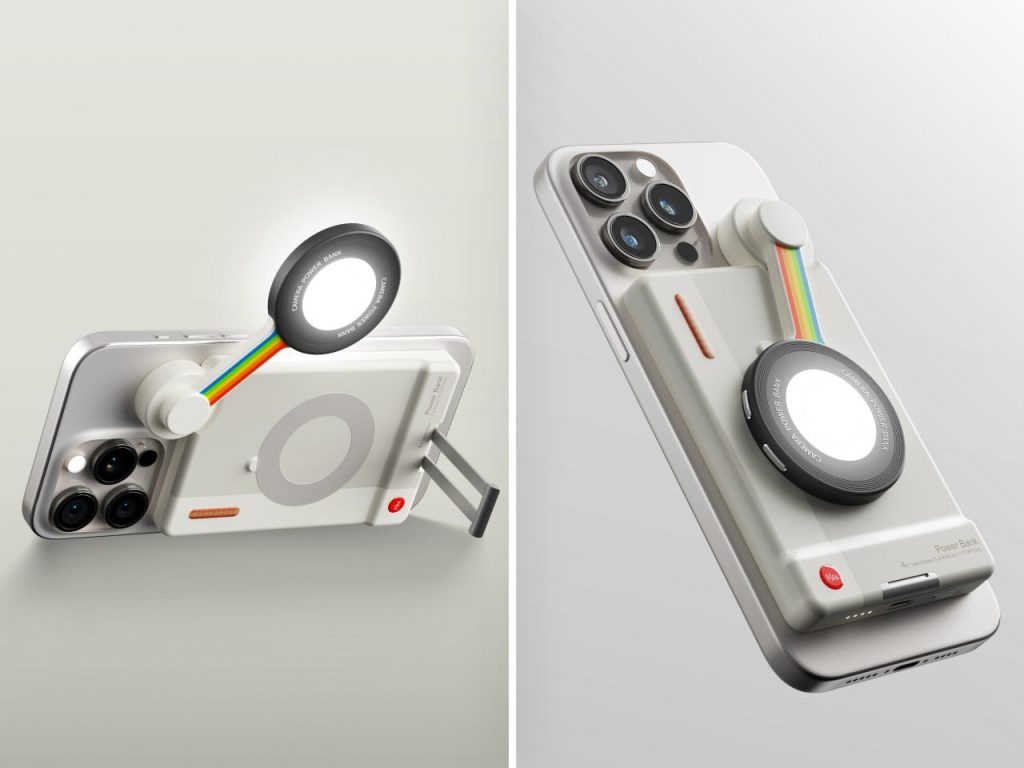 Découvrez le Power Bank MagSafe avec Anneau Lumineux et Support : L’Accessoire Incontournable des Vloggers !