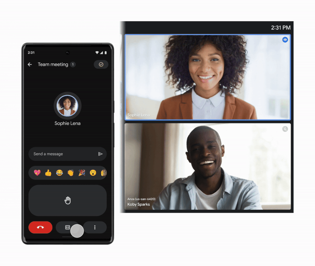 découvrez la nouvelle fonctionnalité de google meet mobile vous permettant de partager l'audio lors de vos réunions. améliorez vos échanges en ligne avec un son clair et partagé directement depuis votre appareil mobile.