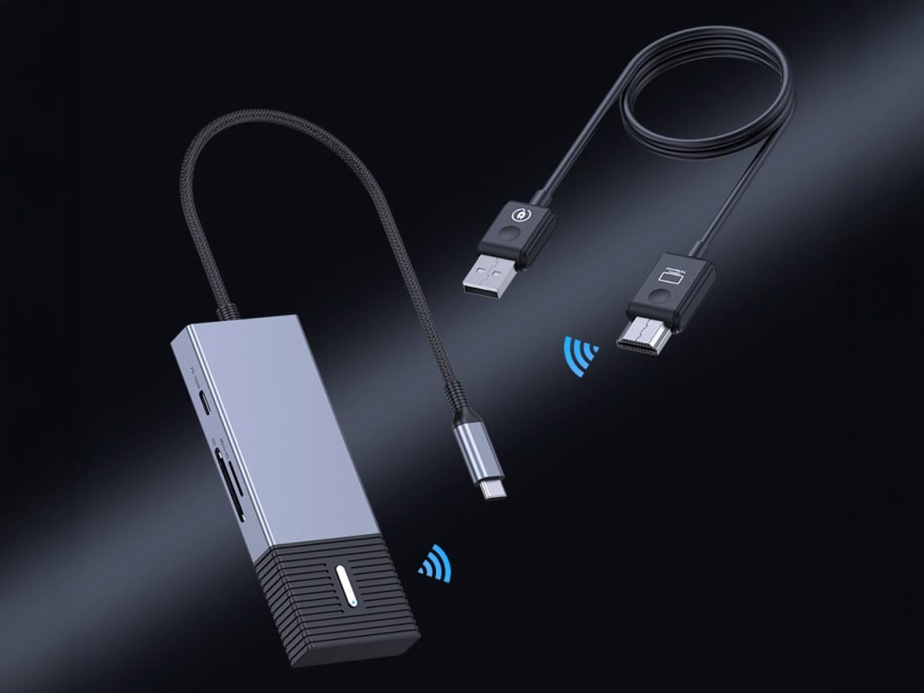 Découvrez ce Hub HDMI Sans Fil 6-en-1 avec 100W PD : Le Must-Have Qui Élimine Tous Vos Dongles!