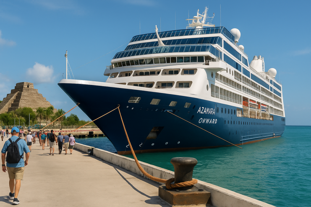 Azamara Onward fait escale inédite au port de Progreso, Yucatán : une expérience de croisière inoubliable