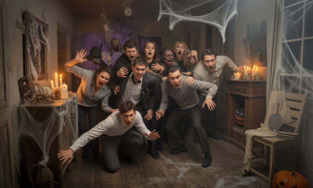 découvrez comment une fête d'halloween à courcelles-lès-lens a viré au cauchemar dans une maison de l'horreur, entre frissons et événements inattendus.