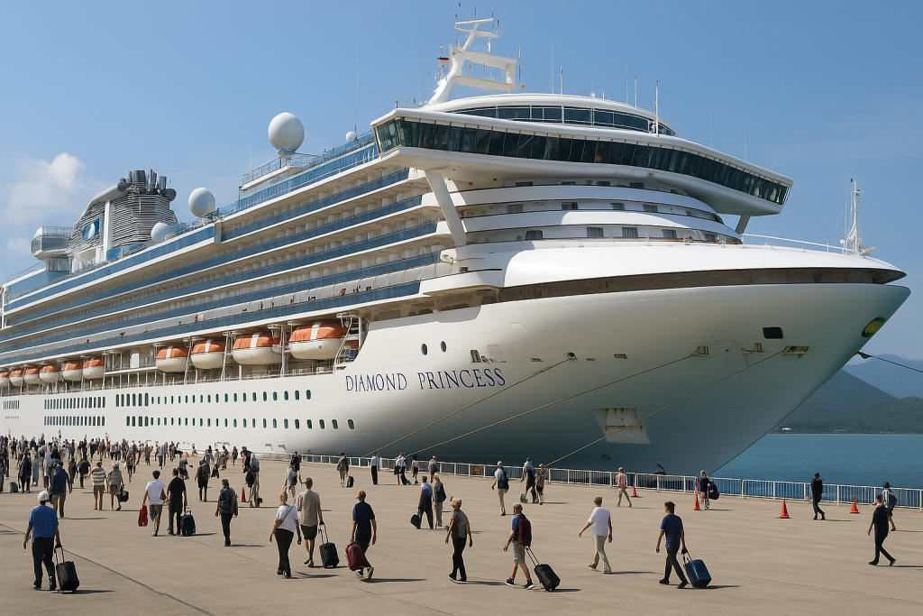 Le Diamond Princess amène plus de 2.600 voyageurs à Khanh Hoa : une expérience inoubliable en croisière
