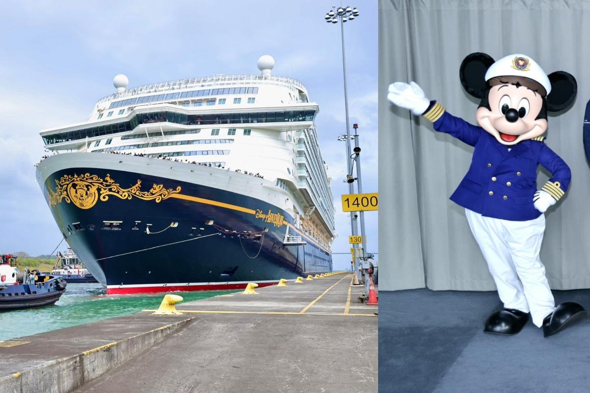 Vue générale du croiseur Disney Adventure