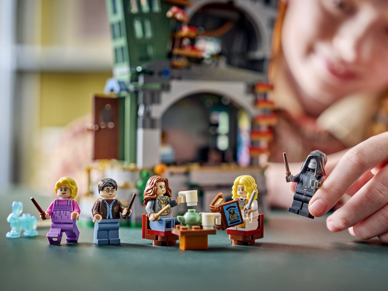 Le projecteur en action