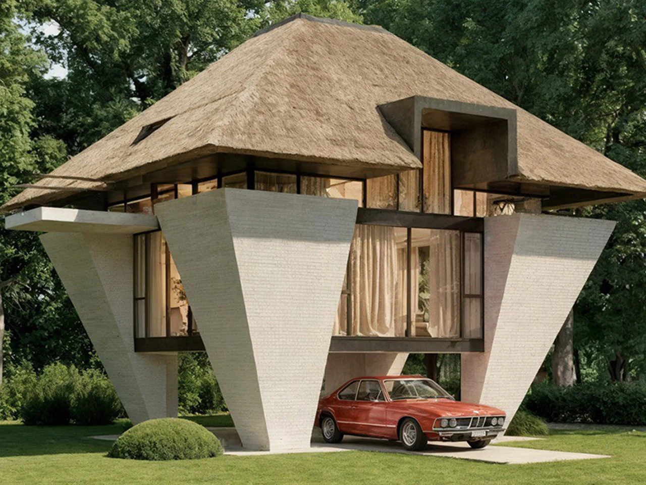 Colonne de la villa Sarchina