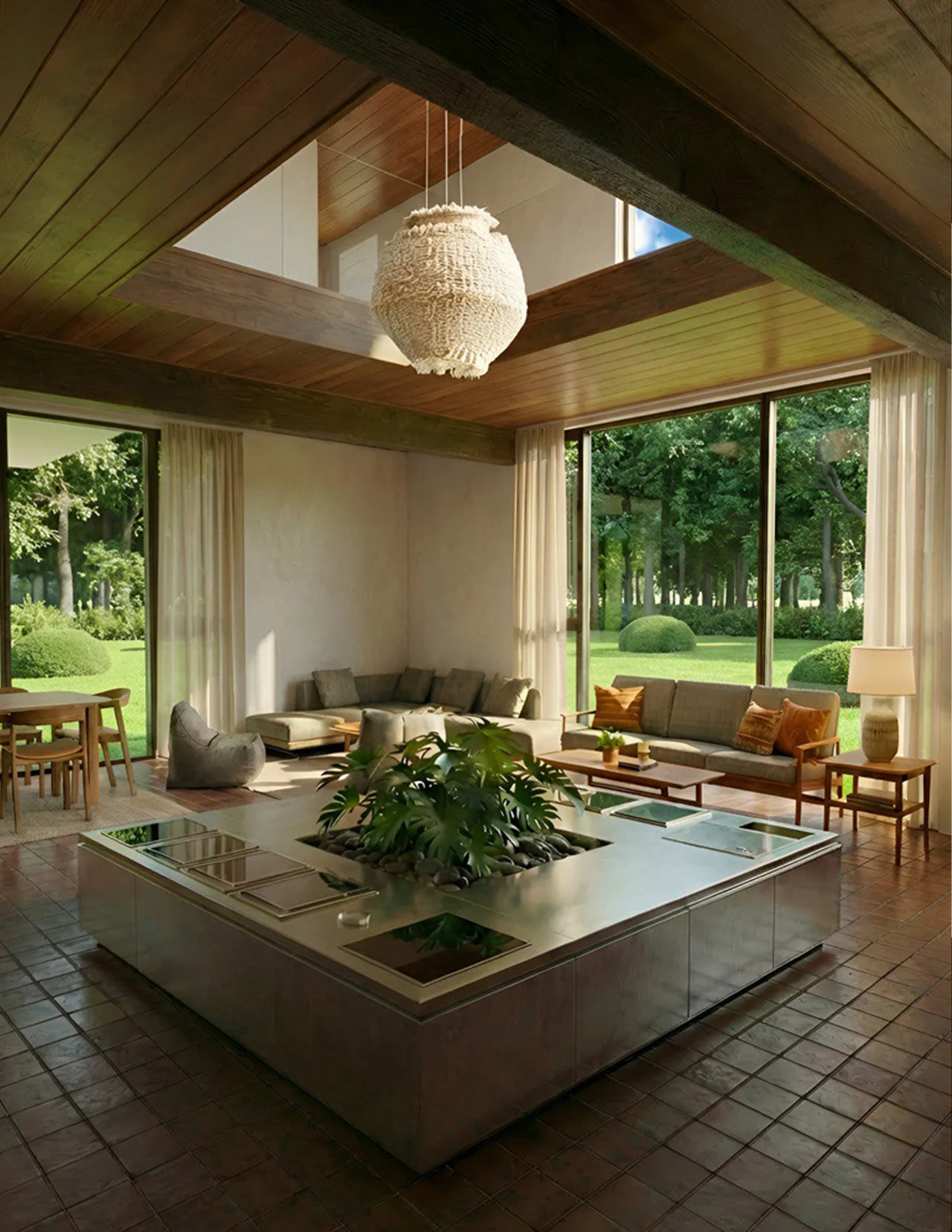 Espaces intérieurs de la villa