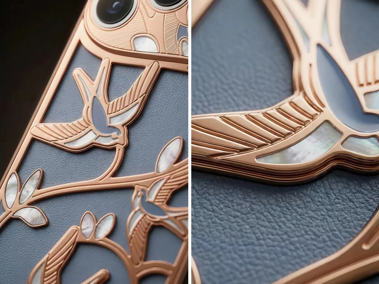 Caviar iPhone Wings of Love Close Up