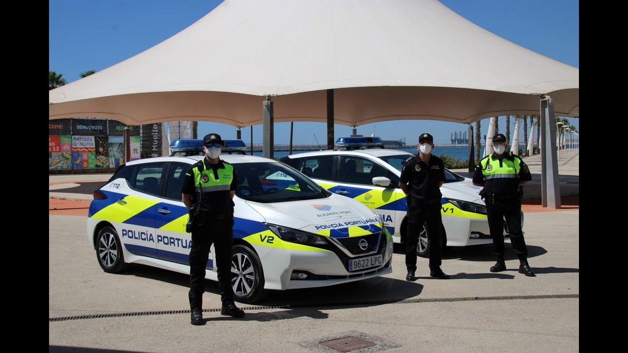 Véhicules électriques et hybrides dans un port européen