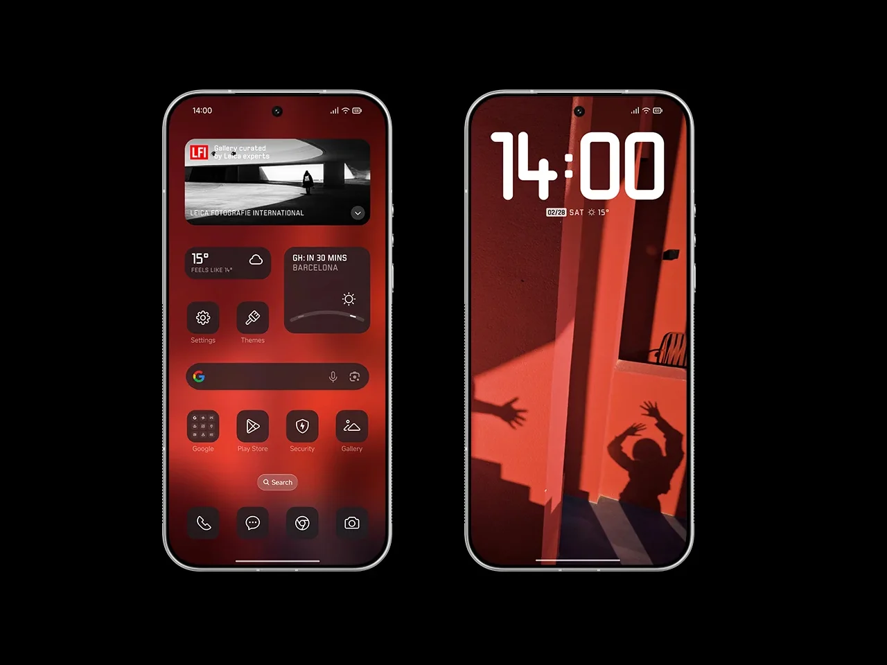 interface utilisateur Leica