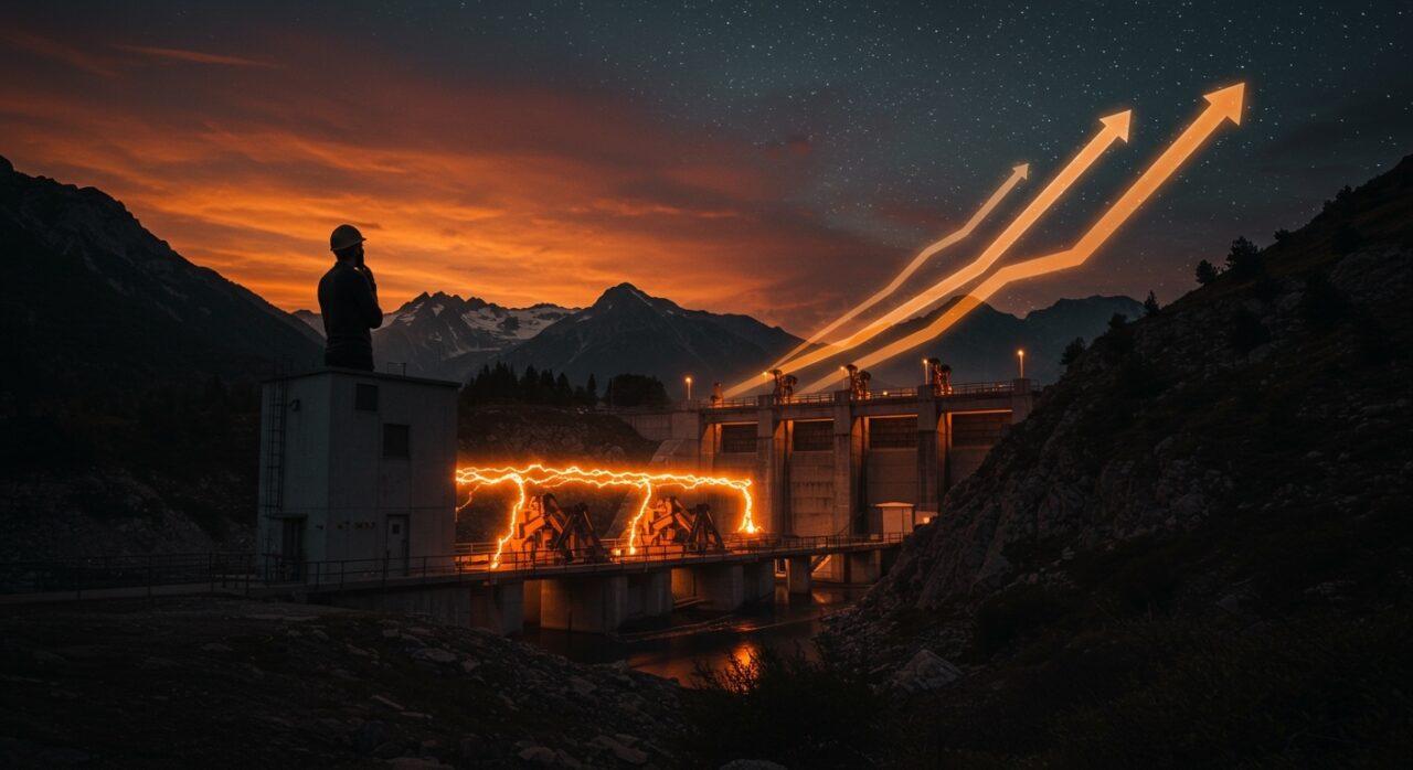centrale hydroélectrique de pompage au Tibet