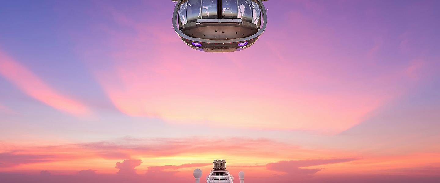 Ovation of the Seas sortant de Singapour