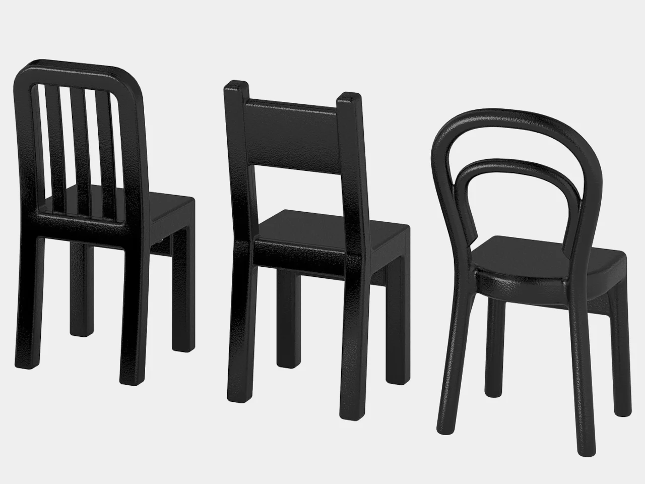 Différents modèles de crochets