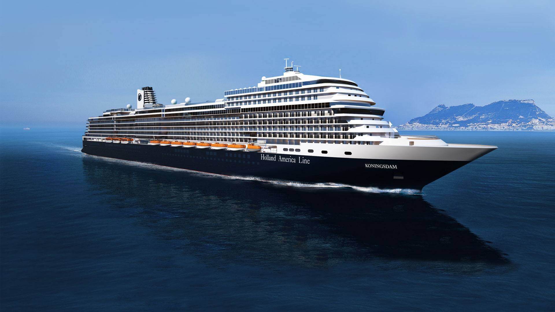 Barco MS Koningsdam Holland America Line