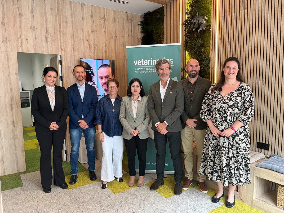 installations de la nouvelle sede vétérinaire à Las Palmas