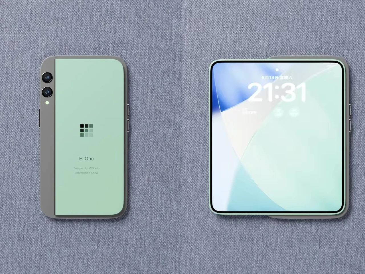 iPhone Fold par Mechanical Pixel