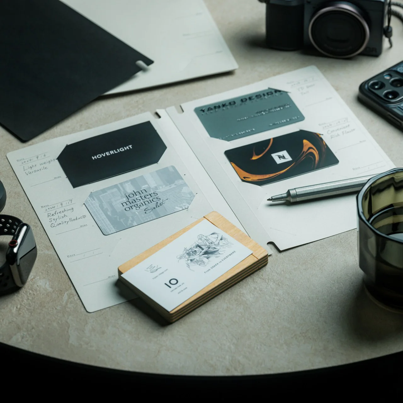 Memento Business Card Log