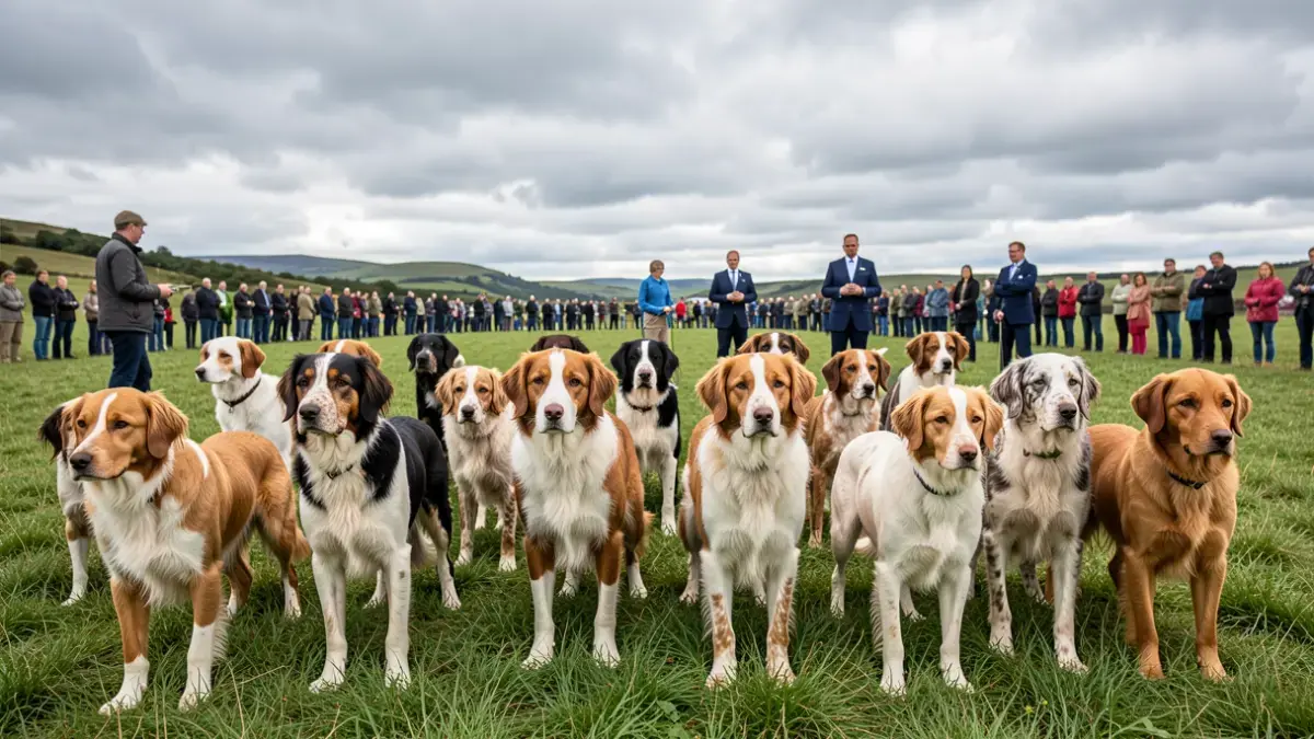 La Muestra de Perros de Caza d'Abegondo attire l'élite canine européenne - plare. Exposition de chiens de chasse